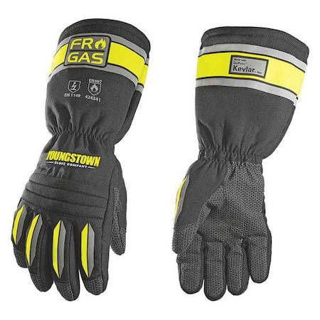 Flame And Heat Resistant Gloves,L,PR