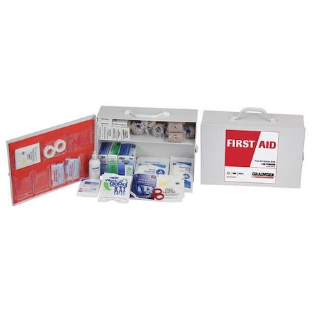 Bulk First Aid Kit, Metal, 100 Person