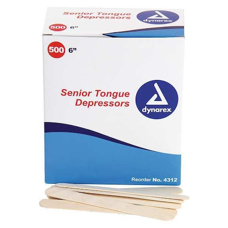 Tongue Depressor,6In.,PK500