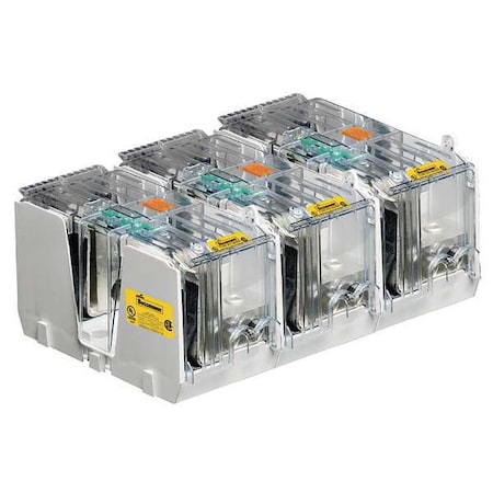 Fuse Block,Industrial,600A,3 Pole