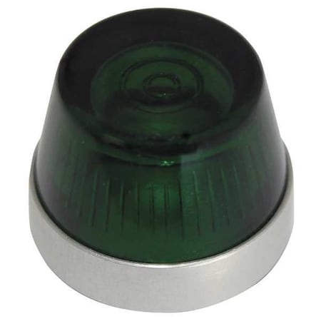 Cutler-Hammer Pilot Light Lens,30mm,Green,Plastic