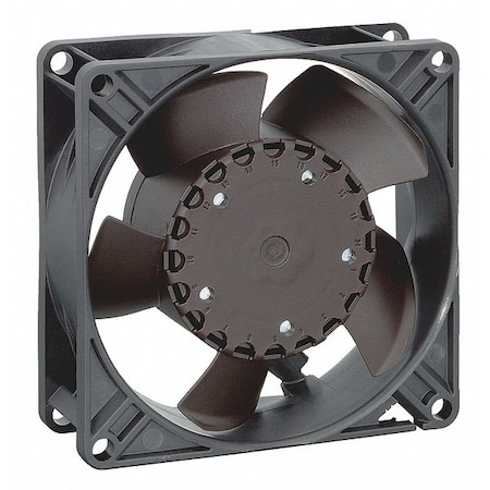 Axial Fan, Square, 48V DC, 54 Cfm, 3 5/8 In W.