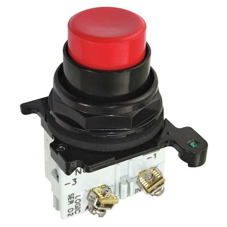 Non-Illuminated Push Button,Epoxy,Red
