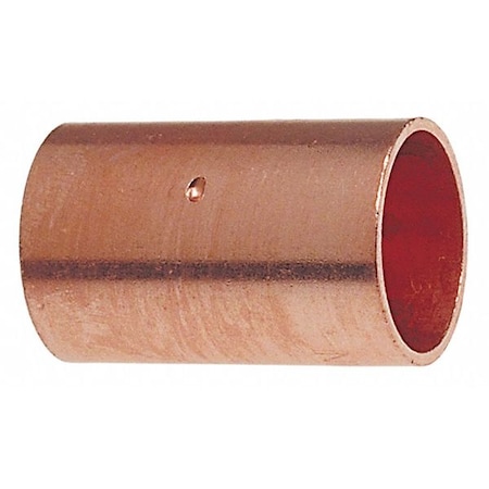 5/8 NOM C Copper Coupling With Stop