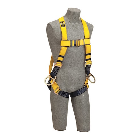 Full Body Harness, Vest Style, 3XL, Repel(TM) Polyester