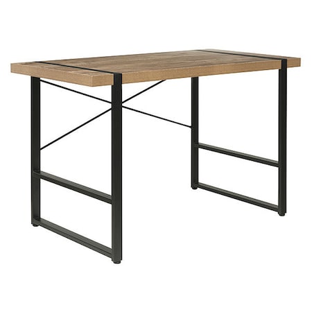 Foundry Writing Desk, 23.6 D, 47.2 W, 30 H, Oak, Particle Board