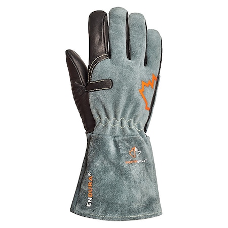 MIG Welding Gloves, Cowhide Palm, 2XL