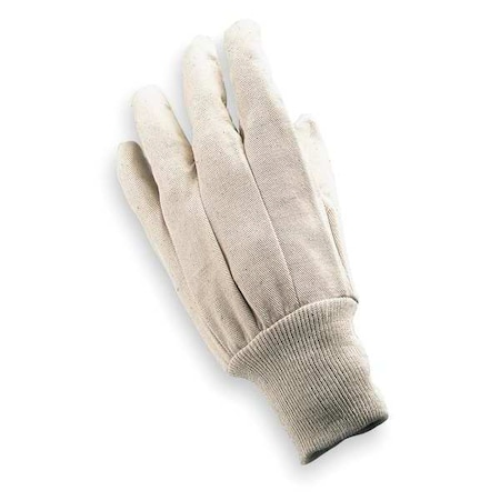 Canvas Gloves,Cotton/Polyester, L,PR