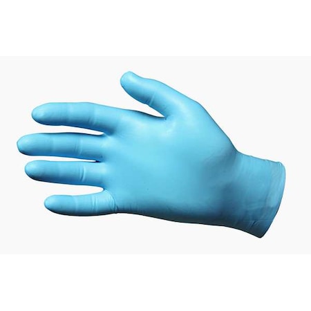 Single Use Gloves, Nitrile, Powdered, Blue, 50 PK