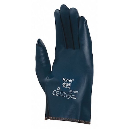 Nitrile Coated Gloves, Full Coverage, Blue, S, PR