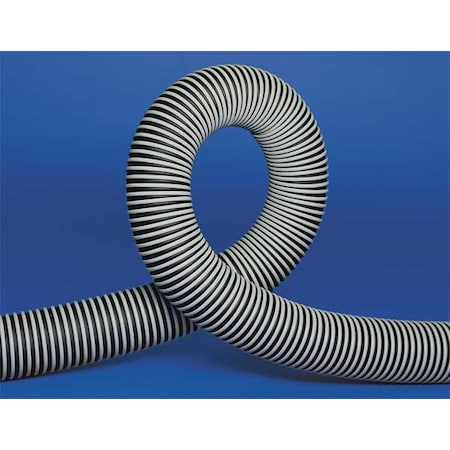 Ducting Hose,4 In. ID,25 Ft. L,Rubber