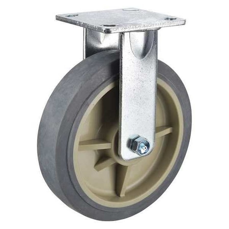 Plate Caster,675 Lb. Load Rate,10-1/8H