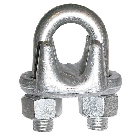 Wire Rope Clip,U-Bolt,1/2In,Forged Steel