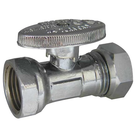 Water Supply Stop, Straight Valve, Chrome