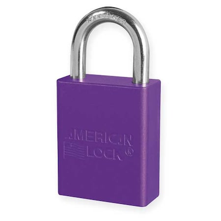 Lockout Padlock,KA,Purple,1-7/8H