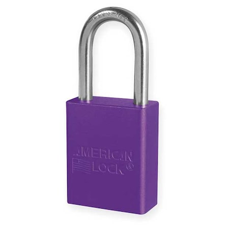 Lockout Padlock,KA,Purple,1-7/8H