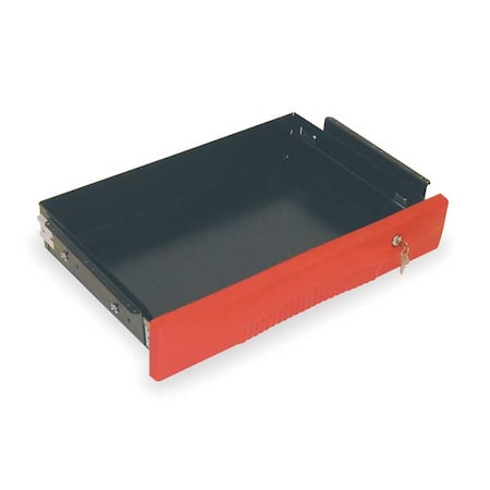 Drawer,40 Lb.,Red,Steel,25 In. L