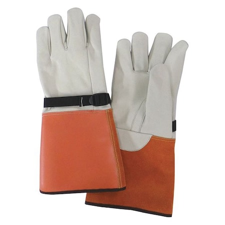 Elec. Glove Protector,11,Beige/Orange,PR