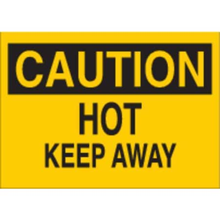 Caution Sign, 10 In H, 14 In W, Aluminum, Rectangle, English, 42421