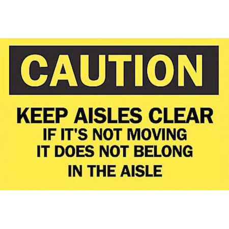 Caution Sign,7X10,Polyester, 85582