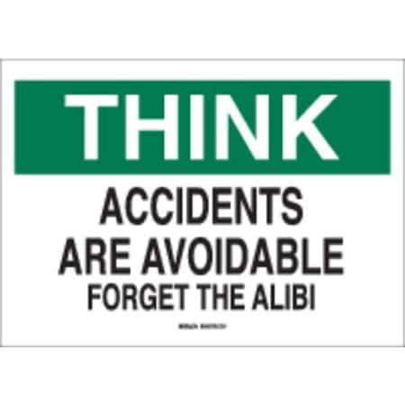 Safety Reminder Signs, 10X14, Aluminum, Header Background Color: Green, 42903