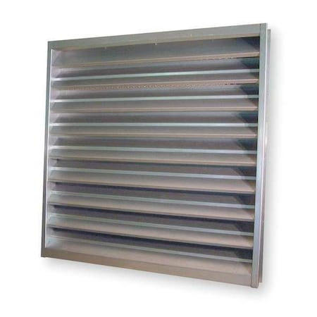 Intake Louver,Fixed,Galvannealed Steel