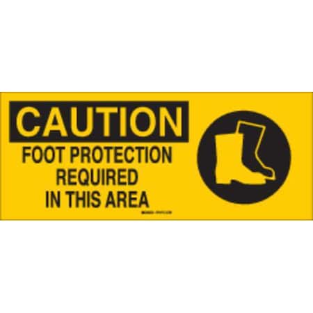 Caution Sign,7X17,BK/YEL,ENG,SURF