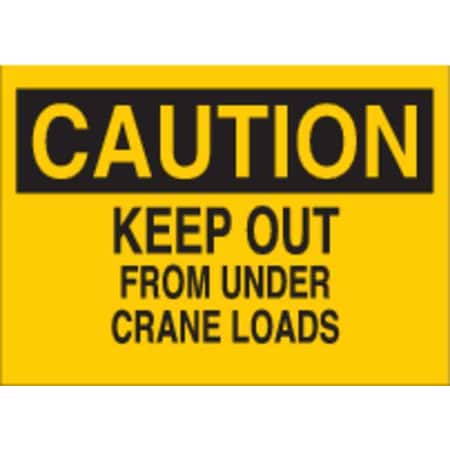 Caution Sign,10X14,Bk/Yel,Eng,Text, 70409