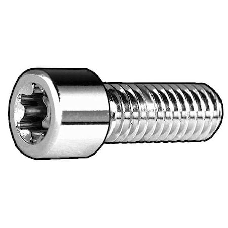 3/8-24 Socket Head Cap Screw, Chrome Plated Steel, 3/4 In Length, 5 PK