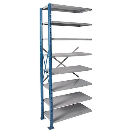 Metal Shelving, 18D X 36W X 87H, 8 Shelves, Steel