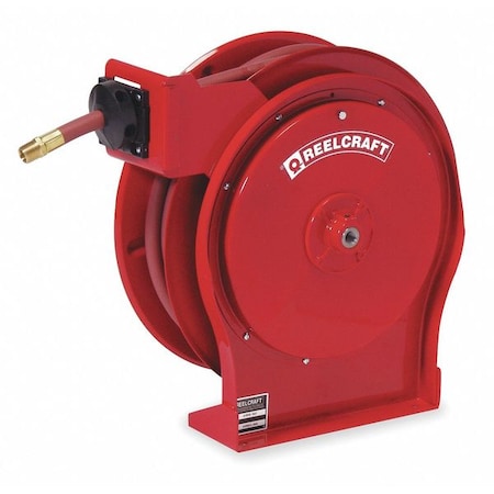 Spring Return Hose Reel, 1/2 In Hose Dia., 25 Ft Length, 300 Psi