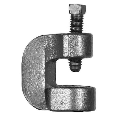 Beam Clamp,Rod Sz 1/2 In,Malleable Iron