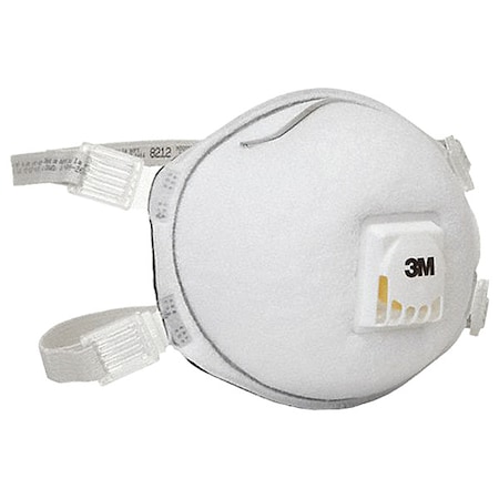 N95 Disposable White Particulate Respirator W/ Valve 10pk.