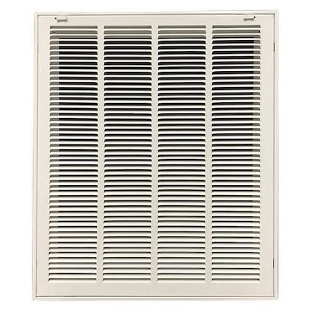 Filtered Return Air Grille, 20 X 25, White, Steel