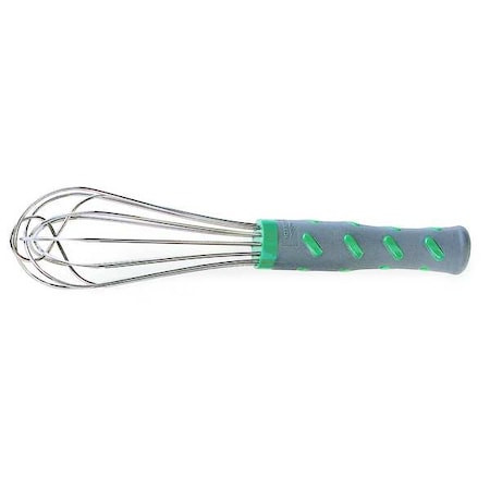 French Whip, L 10 In, Aqua