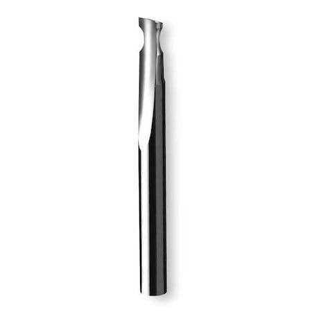 1/4 One Flute Routing End Mill Plunge Point 2-1/2L