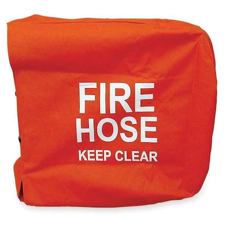 Fire Hose Cover,25 In.L,25 In.W,Red