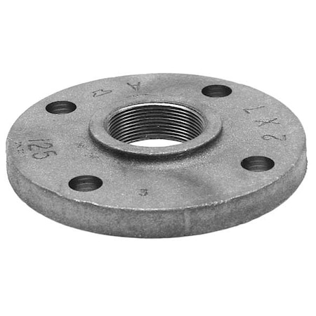 1 Flanged X FNPT Cast Iron Reducing Companion Threaded Flange Class 125