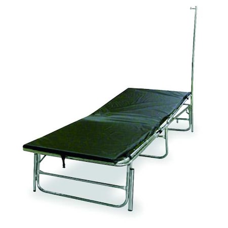 Portable Medical Field Cot With IV Pole