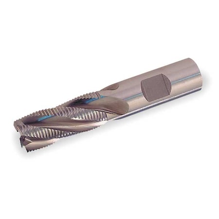 4-Flute Cobalt 8% Fine Square Single Roughing End Mill Cleveland RG6-TA TiAlN 1/2x1/2x1-1/4x3-1/4