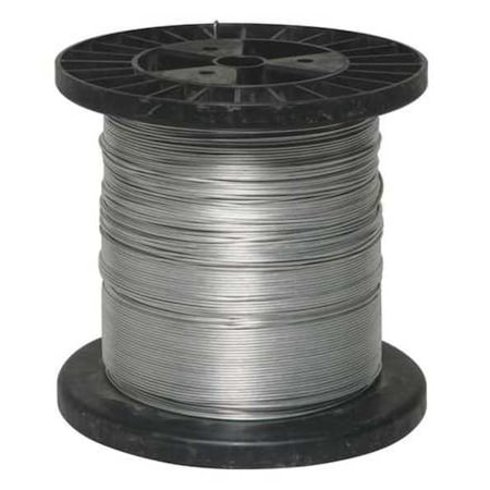 Electric Fence Wire,17 Ga,1320 Ft,Steel