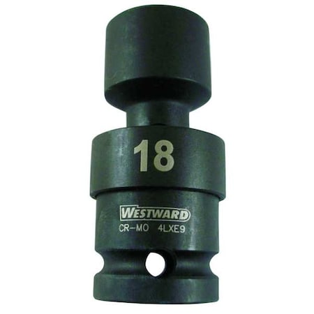 Flex Impact Socket,1/2In Dr,7/8In,6pts