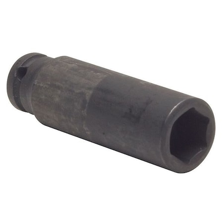 1/4 Dr, 6mm Size, Metric Impact Socket, 6 Pts