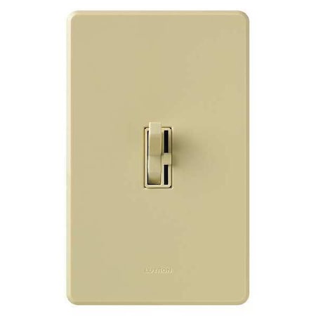 Lighting Dimmer,1-Pole,Toggle,Ivory