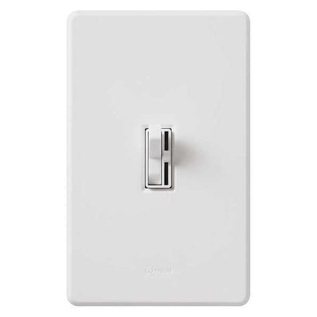 Lighting Dimmer,1-Pole,Toggle,White