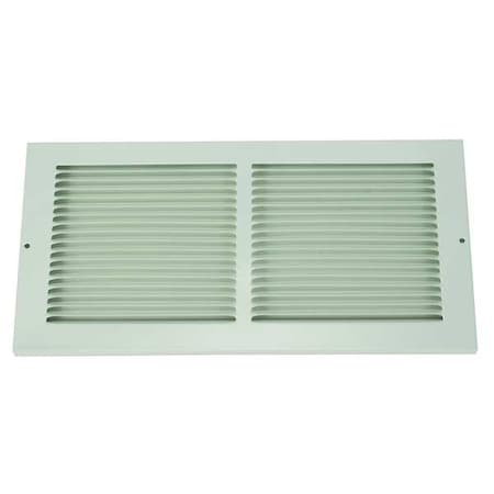 Return Air Grille, 14 X 14, White, Steel