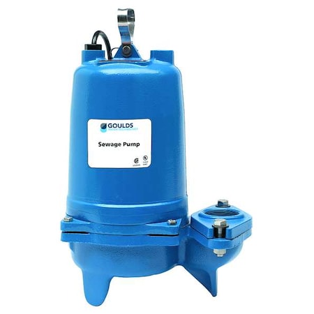 2 HP 2 Manual Submersible Sewage Pump 200V