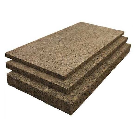 Cork Sheet,Insulation,1 In Th,12 X 36 In