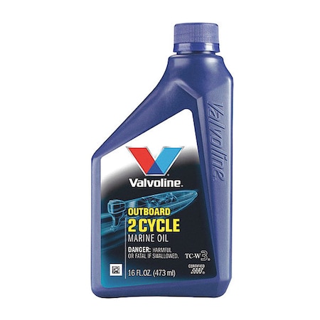 2-Cycle Synthetic Blend Marine Motor Oil, 16 Oz.