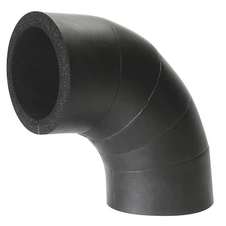 4-1/8 X 1-1/4 Elastomeric Elbow Pipe Fitting Insulation, 1/2 Wall